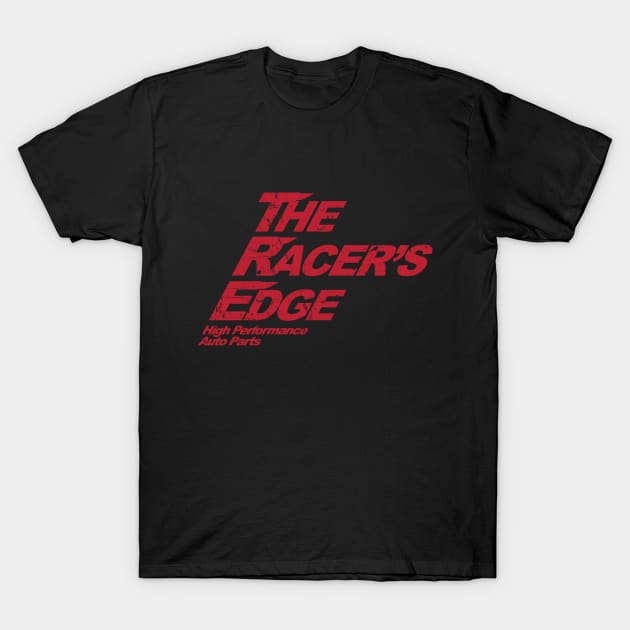 The Racer's Edge V2 (Grunged) T-Shirt by TonieTee